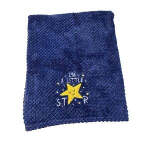 Blue Baby Blanket I’m a Little Star Throw Blanket Nursery Travel Warm and Soft